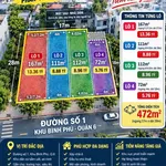 Bán đất mặt tiền Bình Phú 112m², 80tr/m² - Ảnh thu nhỏ 1