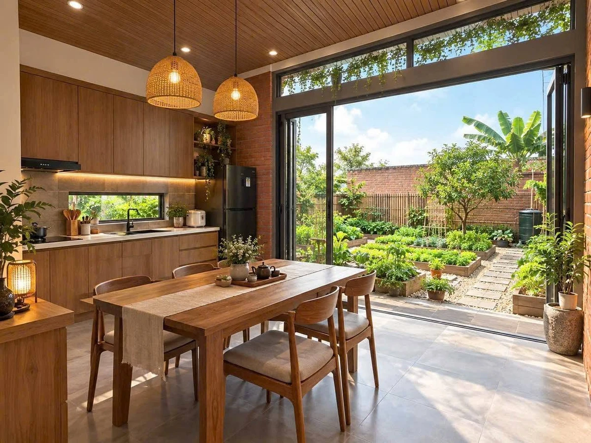 Bán nhà phố mới 1 trệt 1 lầu 155m2 Hố Nai 4,55 tỷ - Ảnh thu nhỏ 2