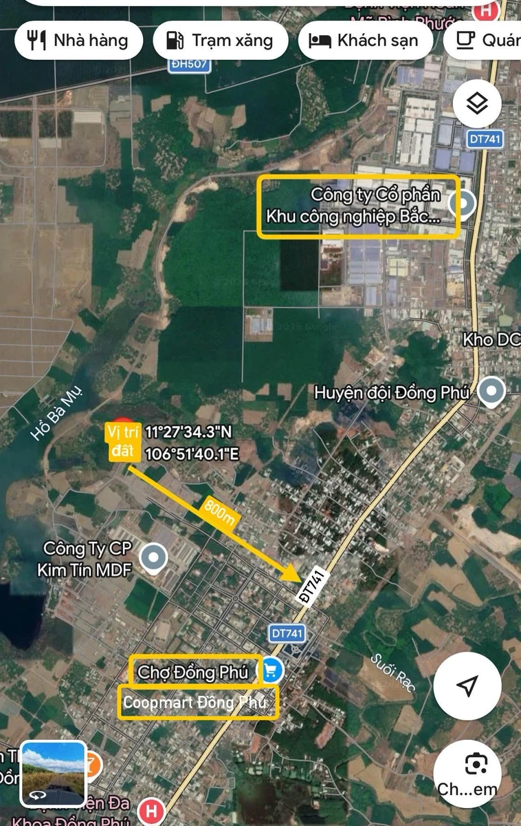 Bán đất nền 100m² mặt tiền Phường Đồng Phú, Bình Dương - Ảnh 1