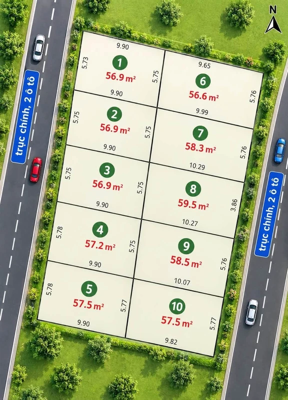 Bán đất nền 57.5m2 gần Aeon Cái Lân, Bãi Cháy