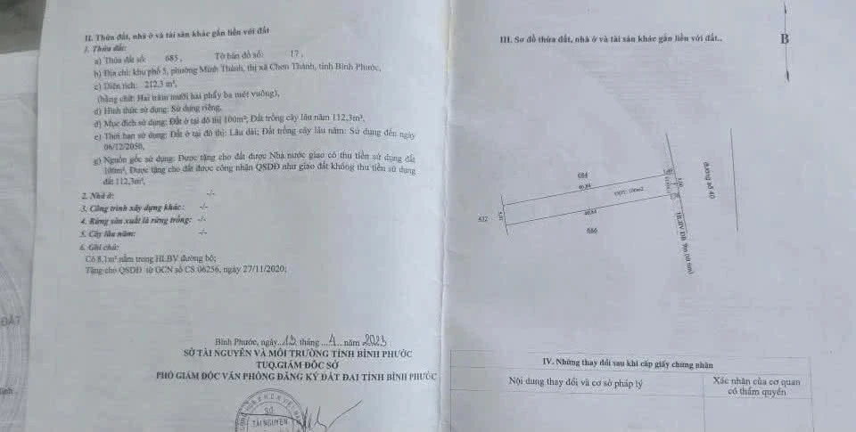 Bán đất mặt tiền 100m² Minh Thành Bình Dương giá 690 triệu - Ảnh thu nhỏ 4