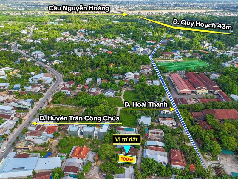 Bán đất 100m² tại Nguyễn Trung Ngạn, Huế 1,48 tỷ