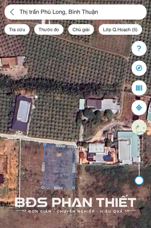 Bán đất Phú Xuân 996m² sổ sẵn 1 tỷ 600 triệu