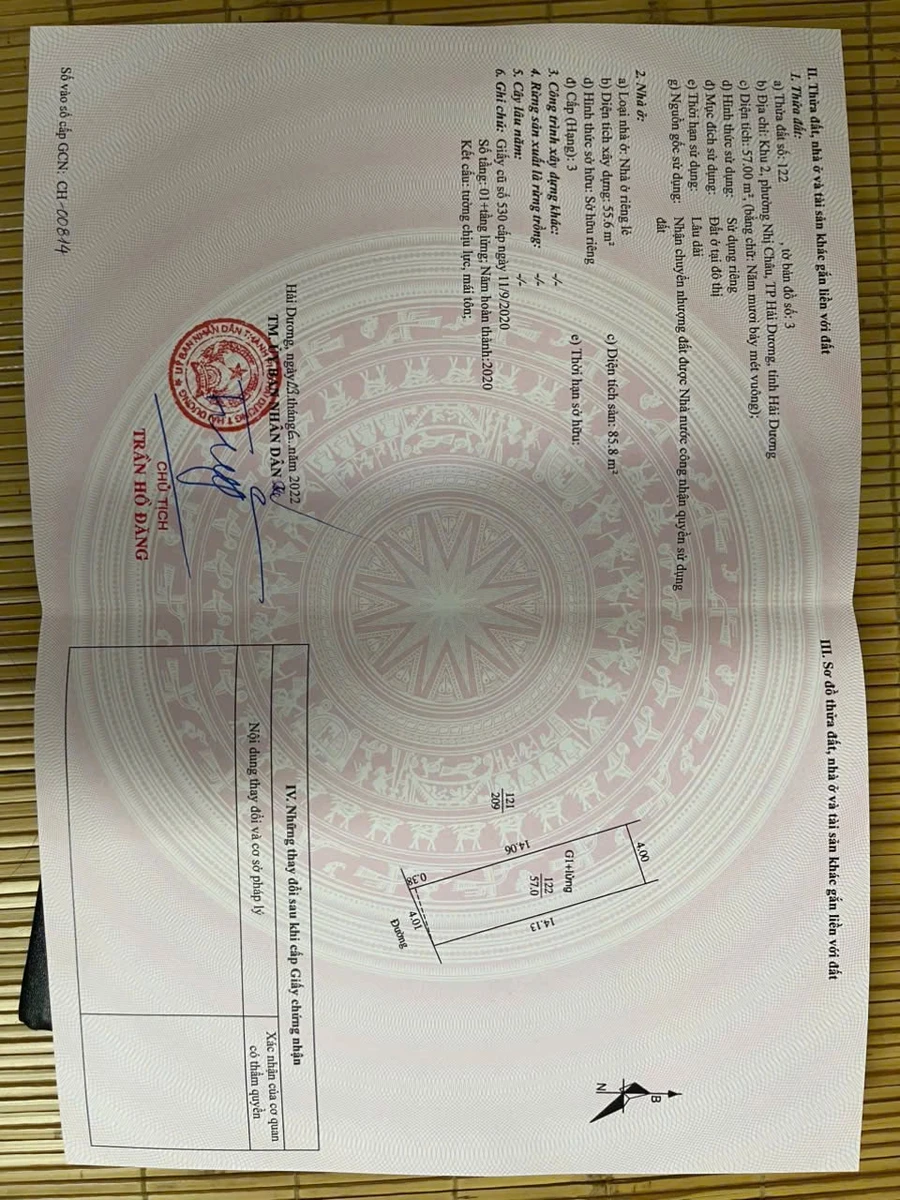 Bán nhà 3 phòng ngủ 57m2 Phan Chu Trinh Hải Dương - Ảnh thu nhỏ 4