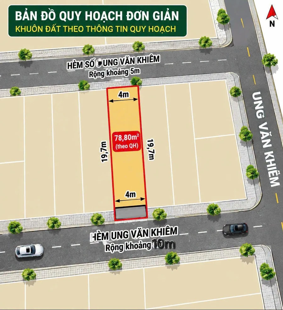 Bán nhà phố 76m2, 4x20m, 4 tỷ, Ung Văn Khiêm, Quận 1 - Ảnh thu nhỏ 2