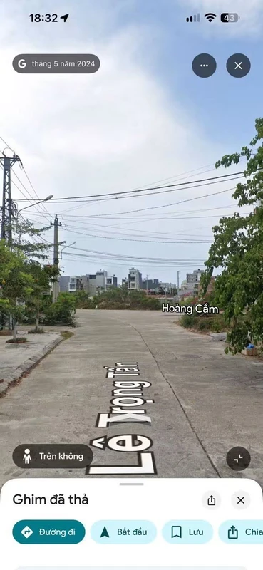 Bán lô góc 2 mặt tiền Lê Trọng Tấn, Quy Nhơn, Gia Lai, 62.9m²