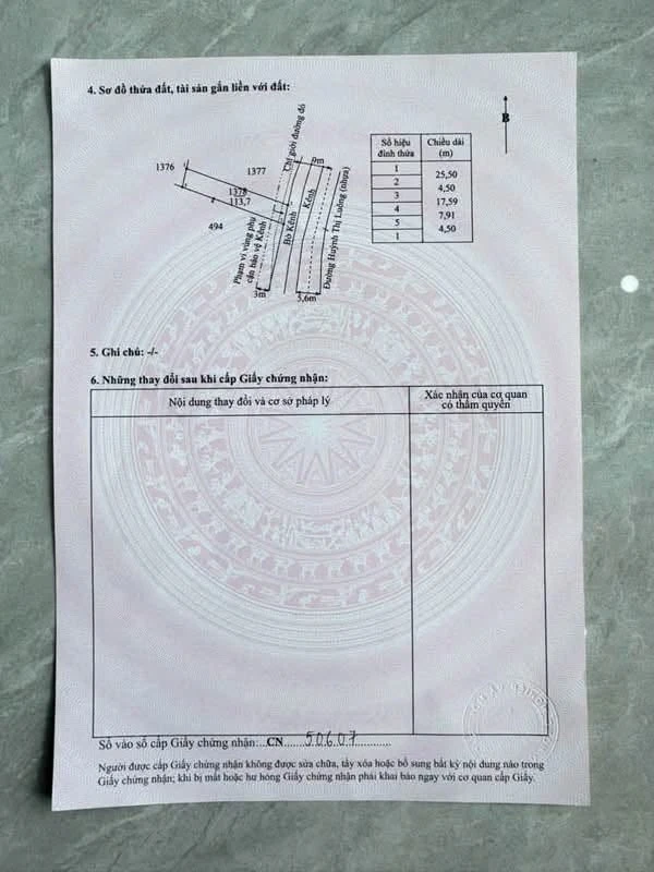 Bán nền đất 113m² mặt tiền Kênh Huỳnh Thị Luông, Cần Giuộc, 750 triệu - Ảnh thu nhỏ 3