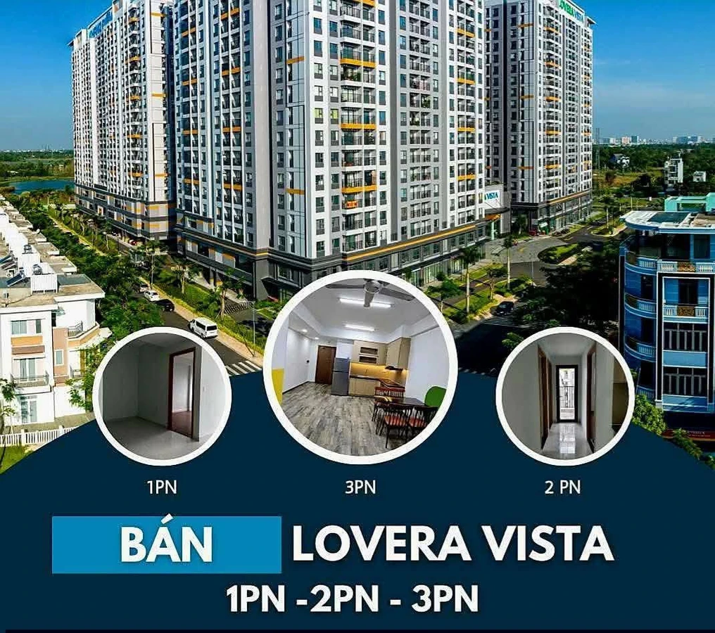 Bán căn hộ 2PN 65.6m² Lovera Vista Khang Điền 3 tỷ 050 - Ảnh 1
