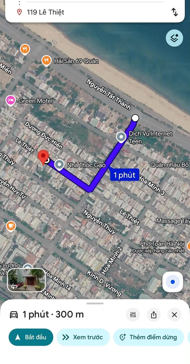 Bán lô đất mặt tiền Lê Thiệt 72m2, view biển Đà Nẵng 4 tỷ 880 - Ảnh thu nhỏ 2