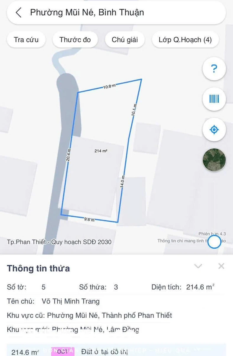 Bán đất Mũi Né 214.6m² mặt tiền, 2.5 tỷ - Ảnh thu nhỏ 5