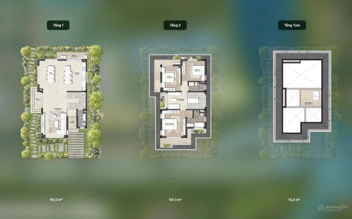 Bán Villa Sông Eco Retreat Long An, 14,6 tỷ, 325m2, 3PN, 3WC - Ảnh thu nhỏ 4