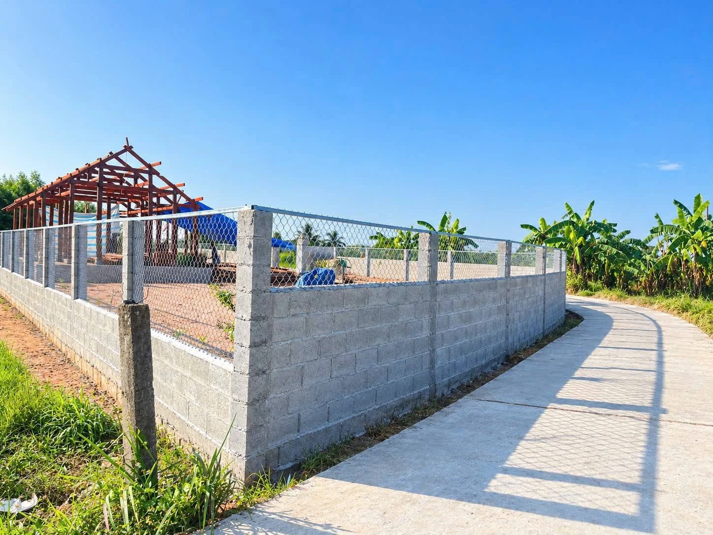 Bán 1.000m² đất vườn mặt tiền bê tông Hàm Liêm 420 triệu - Ảnh 1
