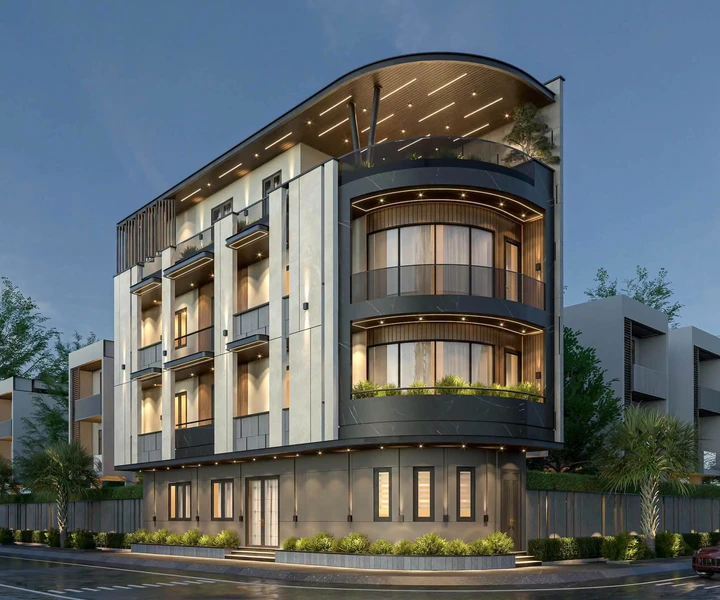 Bán nhà góc 2 mặt tiền 4 tầng thang máy, 81m², Cần Thơ