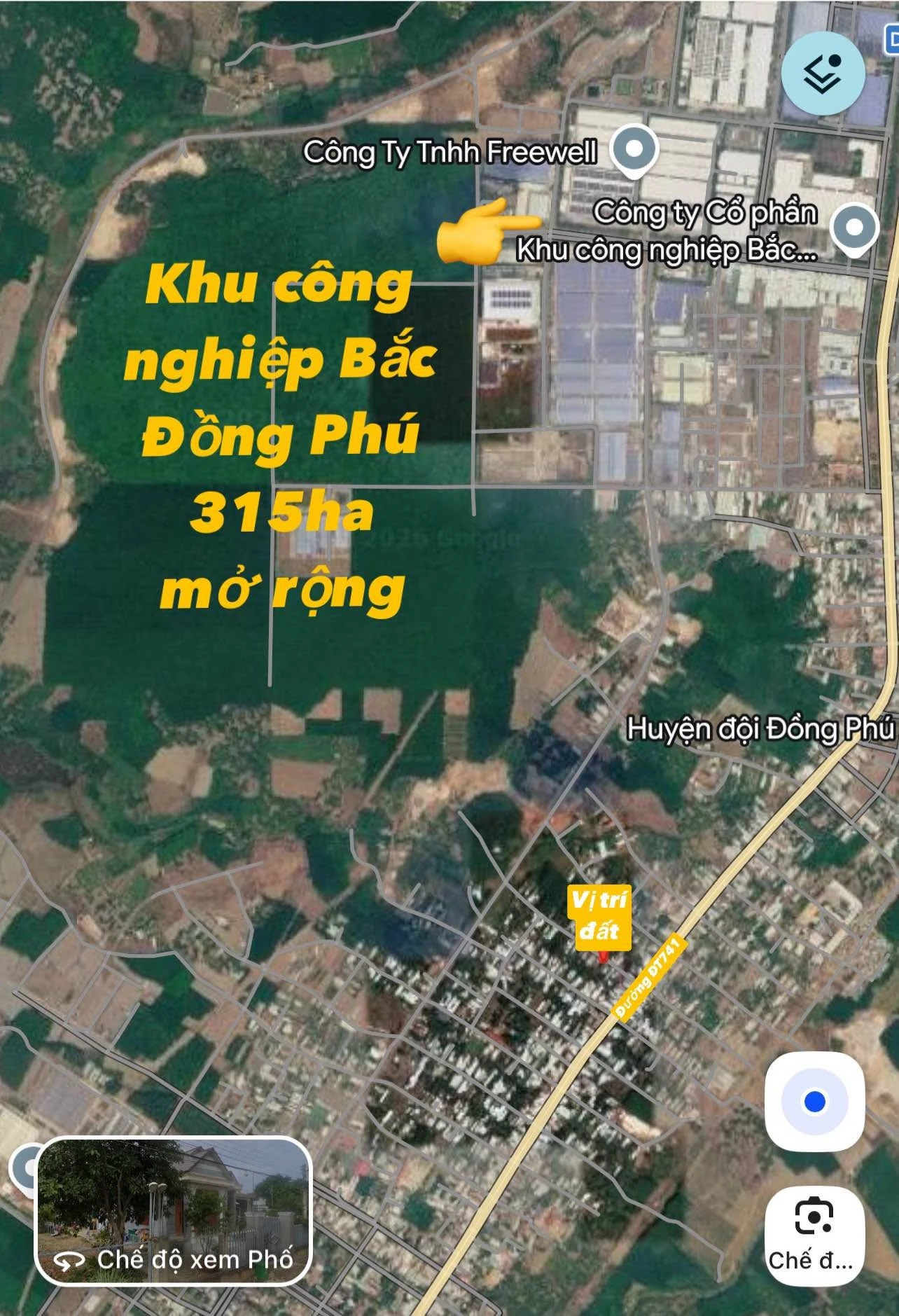 Bán đất nền 288m² Đồng Phú, Bình Dương, 900 triệu - Ảnh 1
