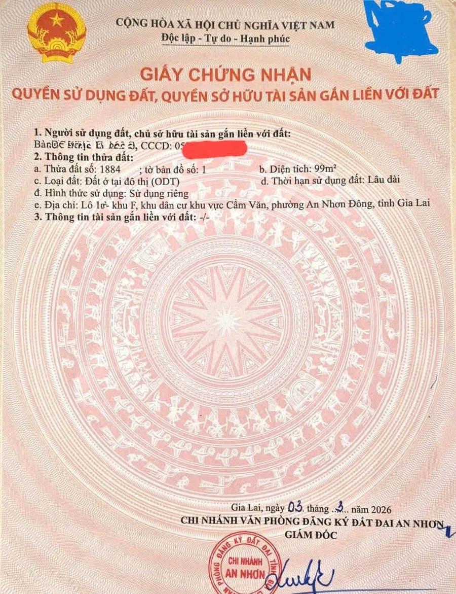 Bán lô đất mặt tiền 99m2 An Nhơn Đông, Bình Định - Ảnh thu nhỏ 4