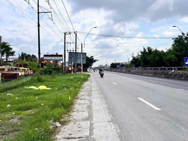 Bán đất mặt tiền 1800m² Bình Thạnh Thủ Thừa