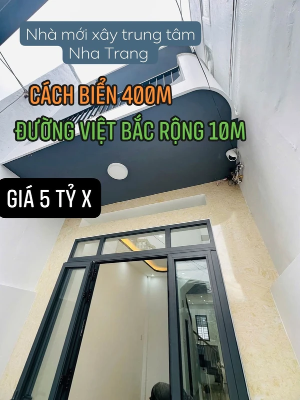 Nhà 2 tầng mặt tiền Việt Bắc Nha Trang 86m2, 5 tỷ
