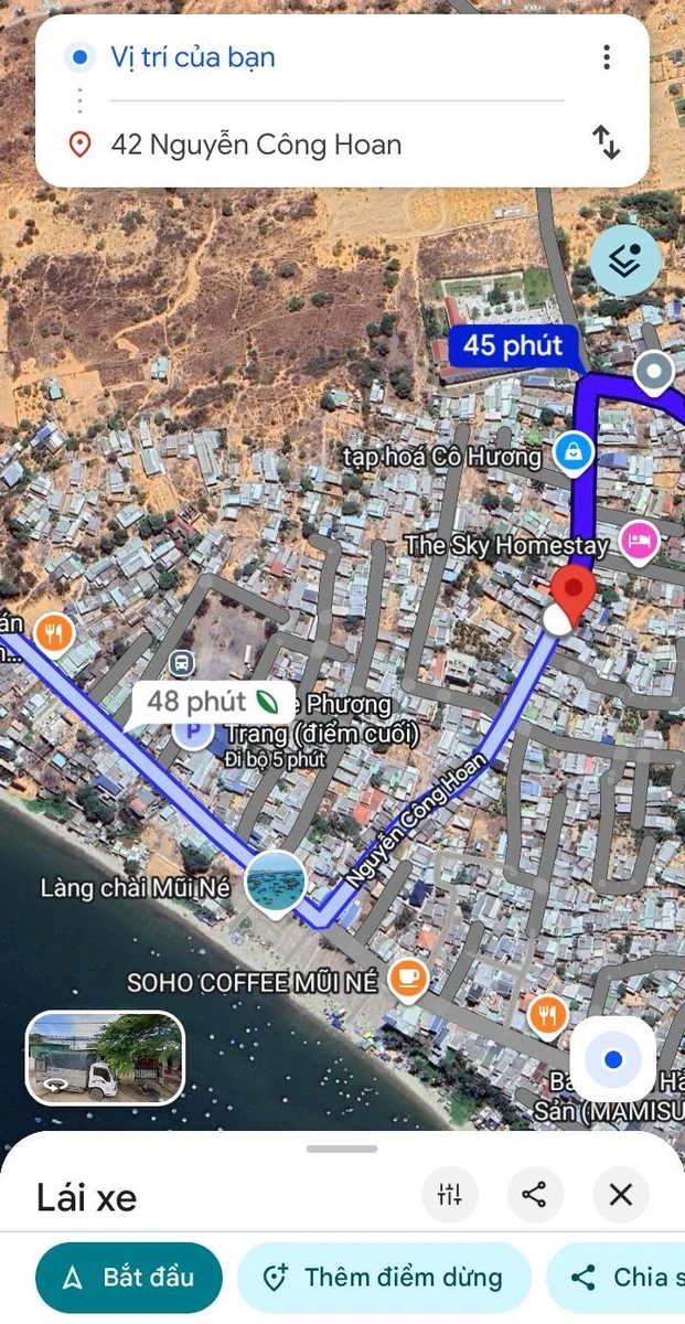 Bán lô đất mặt tiền Nguyễn Công Hoàn Mũi Né 178m2 - Ảnh thu nhỏ 2
