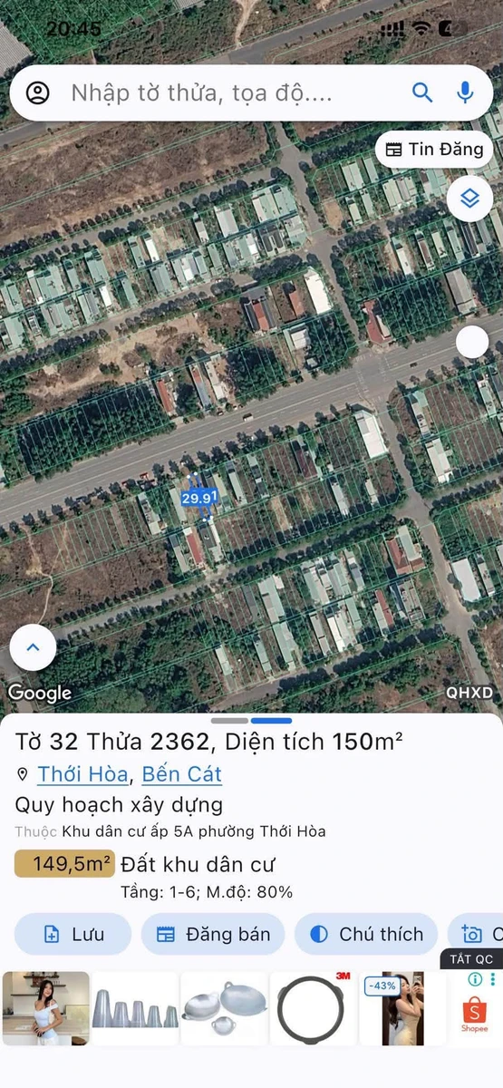 Bán đất 150m2 đường lớn Na2 Mỹ Phước 4 Bình Dương - Ảnh thu nhỏ 2