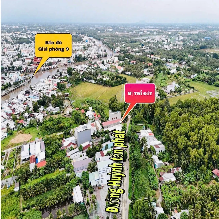 Bán đất mặt tiền Huỳnh Tấn Phát An Giang 246m² 3,6 tỷ - Ảnh thu nhỏ 2