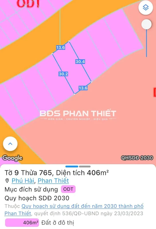 Bán nền biệt thự biển Queen Pearl 406 m2 Phú Hài