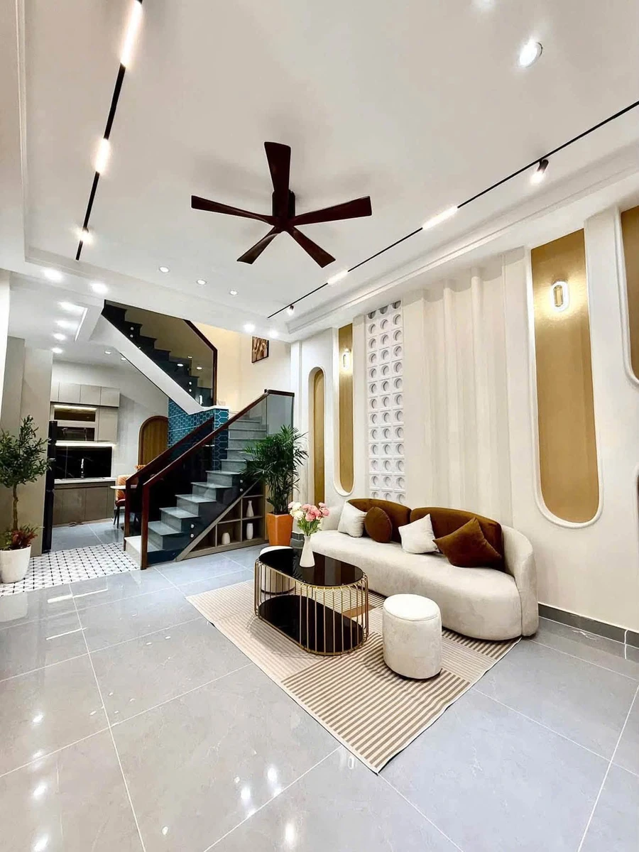 Bán nhà mới 1 trệt 1 lầu 56,4m² hẻm Phạm Văn Chiêu, Gò Vấp - 5,98 tỷ - Ảnh thu nhỏ 4