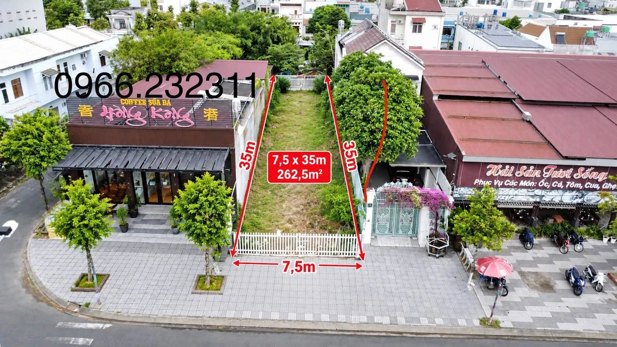 Bán nền MT Tôn Đức Thắng view biển 262m2, 6 tỷ - Ảnh 1