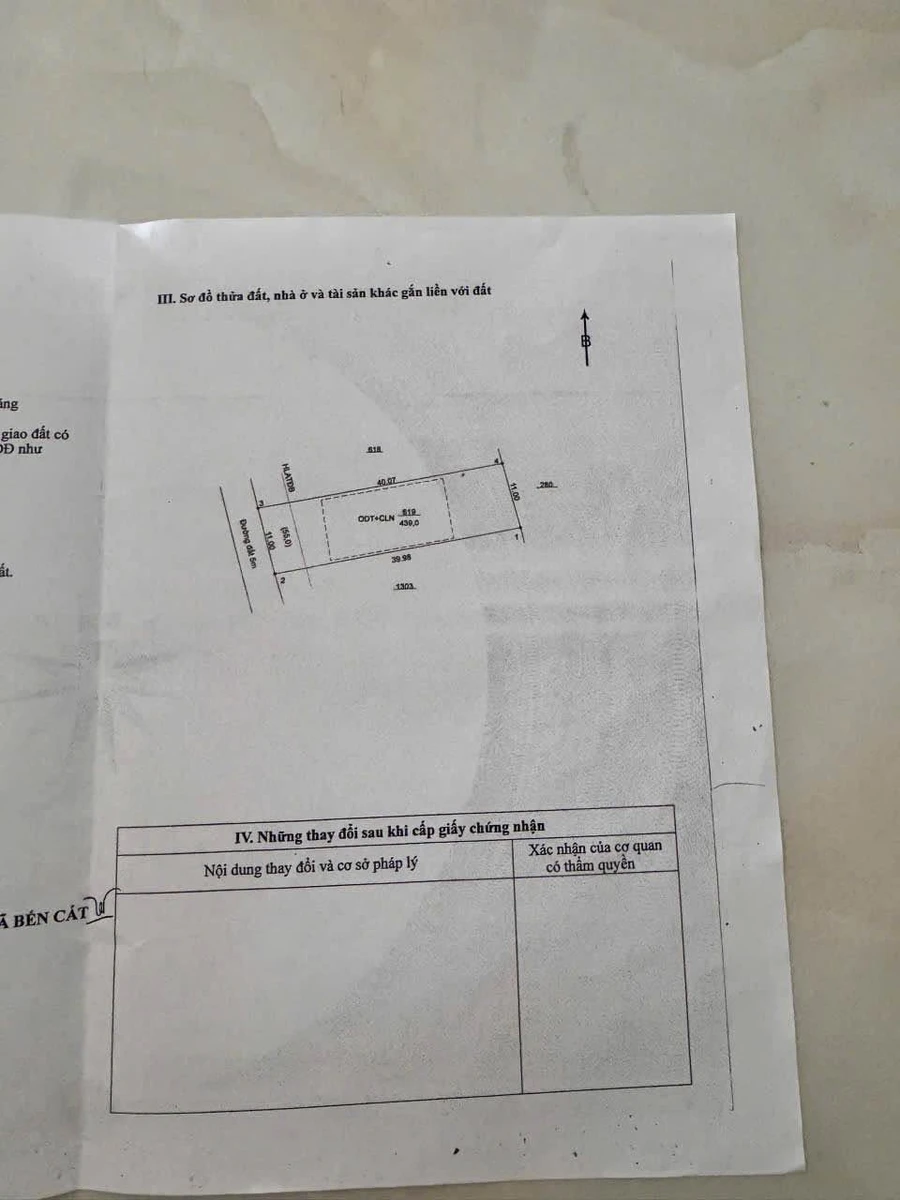 Bán đất Mỹ Phước 439m2, giá 3.4 tỷ - Ảnh thu nhỏ 2