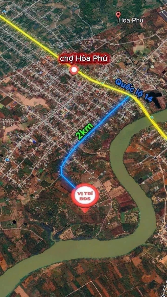 Bán đất 4,6 sào gần sông Sêrêpôk, Hoà Phú, Đắk Lắk - Ảnh 1