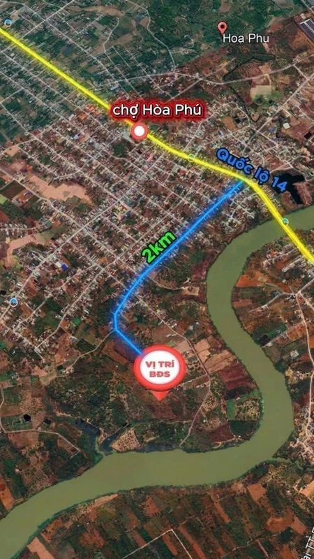 Bán đất 4,6 sào gần sông Sêrêpôk, Hoà Phú, Đắk Lắk