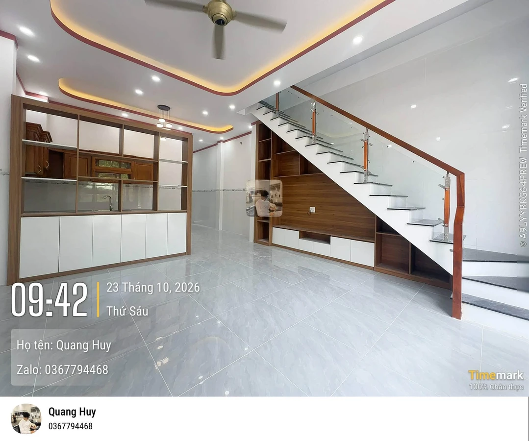 Nhà 3PN 60m² bán Mỹ Phước, Bình Dương 1 tỷ 770 - Ảnh thu nhỏ 4