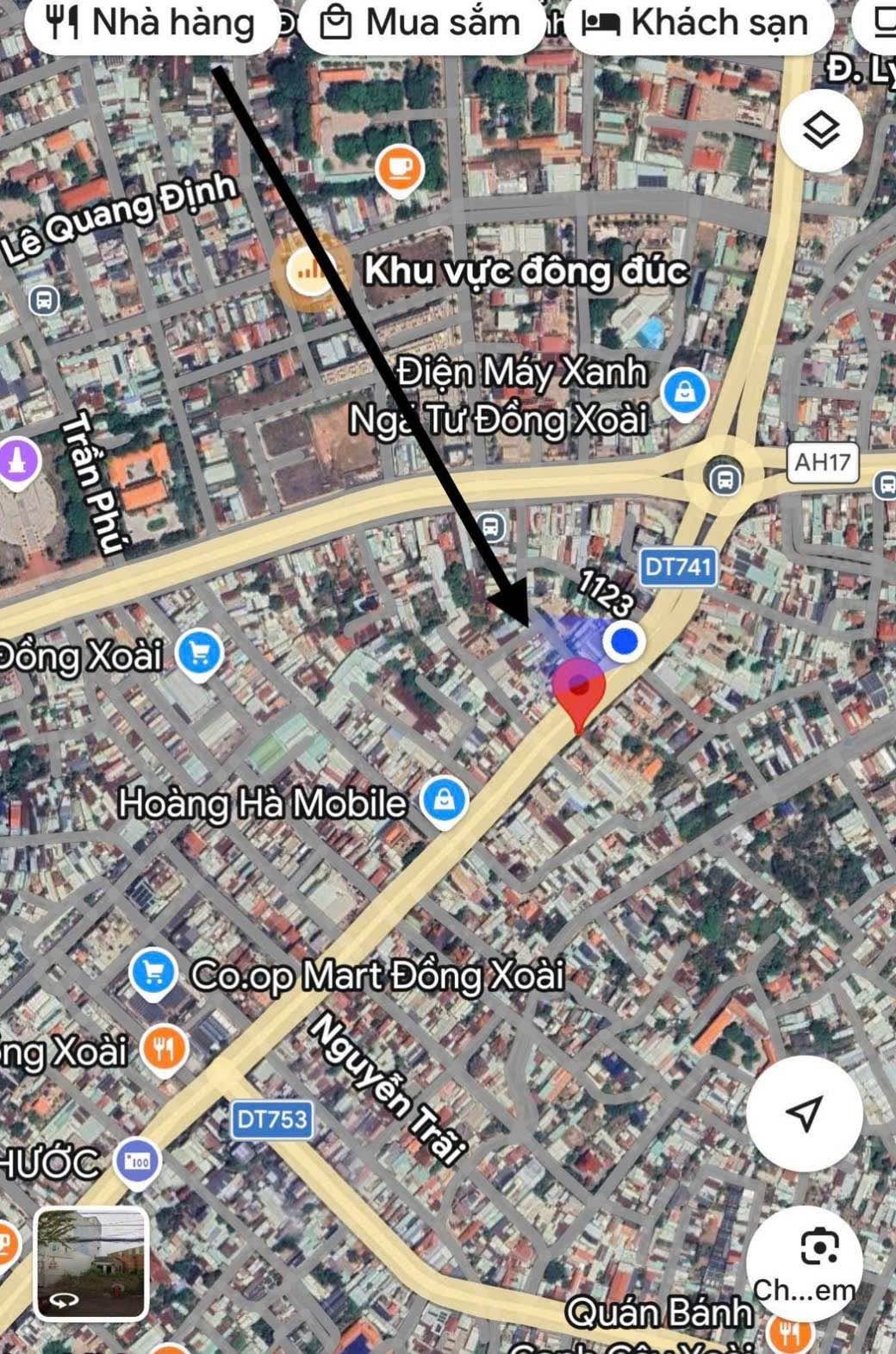 Bán lô đất mặt tiền 259m² Đồng Xoài, Bình Phước