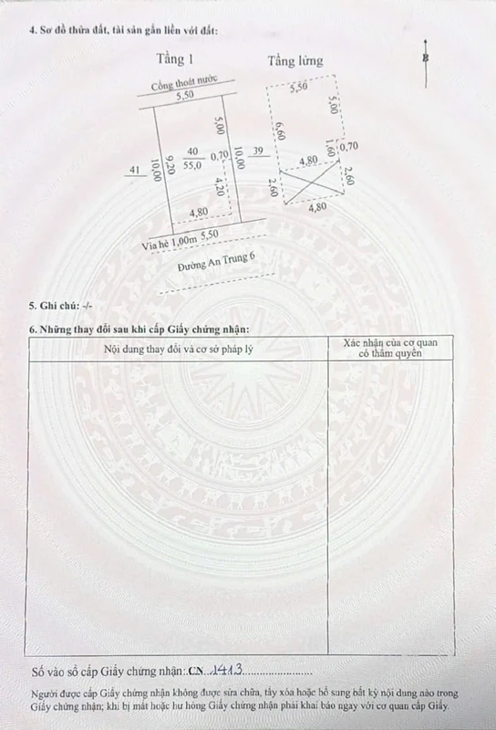 Bán nhà mặt tiền An Trung 6, Đà Nẵng, 55m2, 5 tỷ