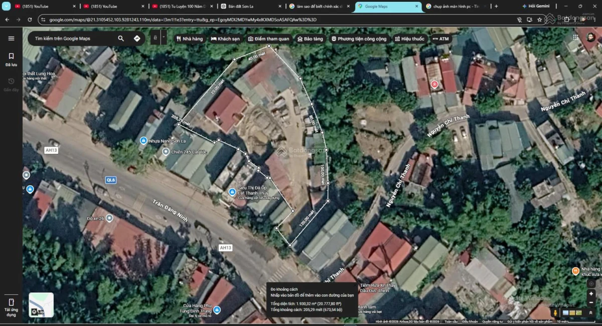 Bán đất 2.000m2 mặt tiền Trần Đăng Ninh, trung tâm TP Sơn La, đang có dòng tiền cho thuê, giá 16 tỷ - Ảnh thu nhỏ 2