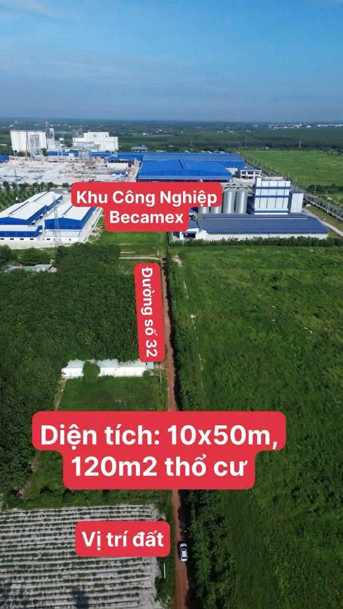 Bán 2 lô đất 250m² xây trọ Chơn Thành Bình Dương - Ảnh thu nhỏ 2