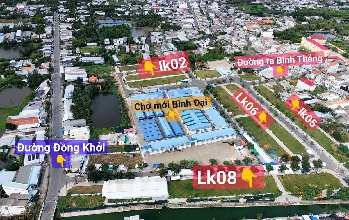 Bán shophouse góc 3 mặt tiền Chợ Mới Bình Đại 102,71m² 4,183 tỷ - Ảnh thu nhỏ 2