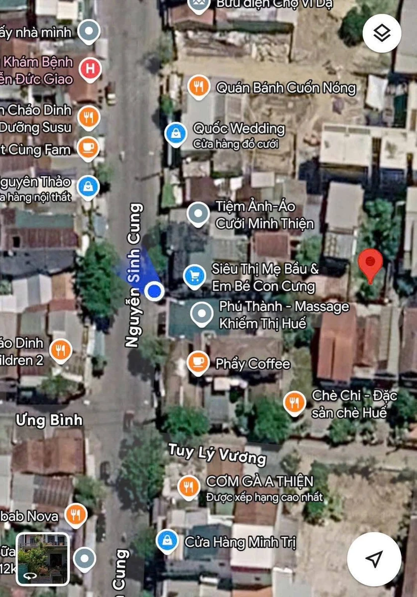 Bán đất kiệt 150m² Nguyễn Sinh Cung, Huế - Ảnh 1