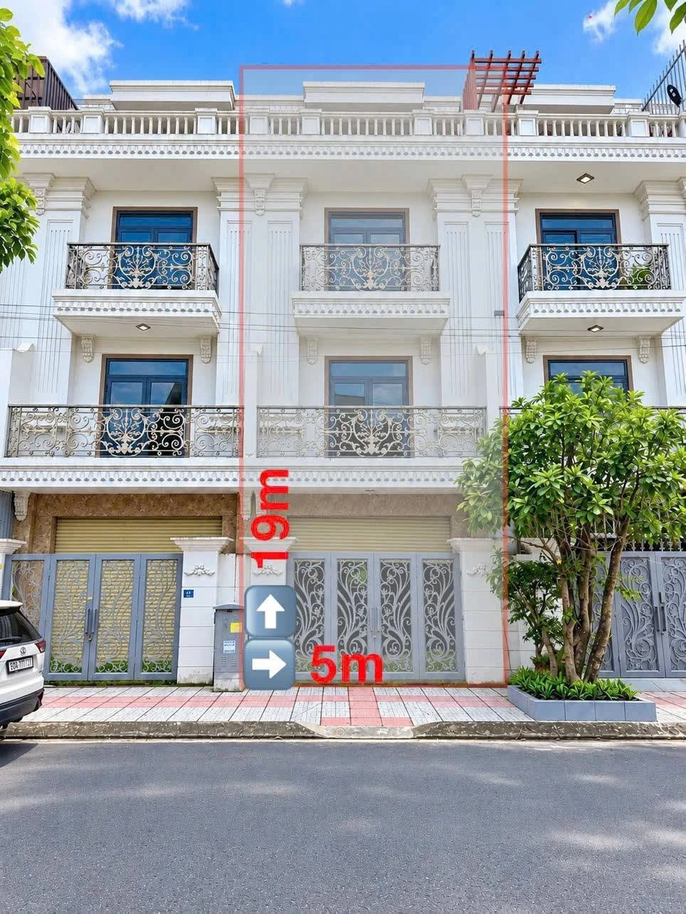 Bán nhà thô 1 trệt 3 lầu mặt tiền đường F2 KDC Bửu Long 3, 95m², giá 5,5 tỷ - Ảnh 1