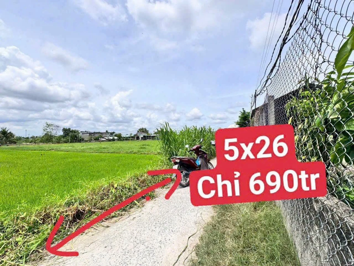 Bán đất Đức Hoà Thượng 135m² 670 triệu - Ảnh 1