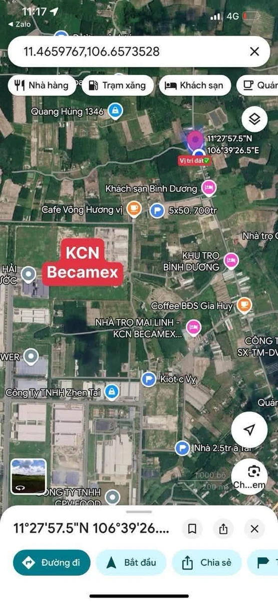 Bán đất Đường Số 40 Minh Thành Bình Dương 200m² - Ảnh thu nhỏ 2