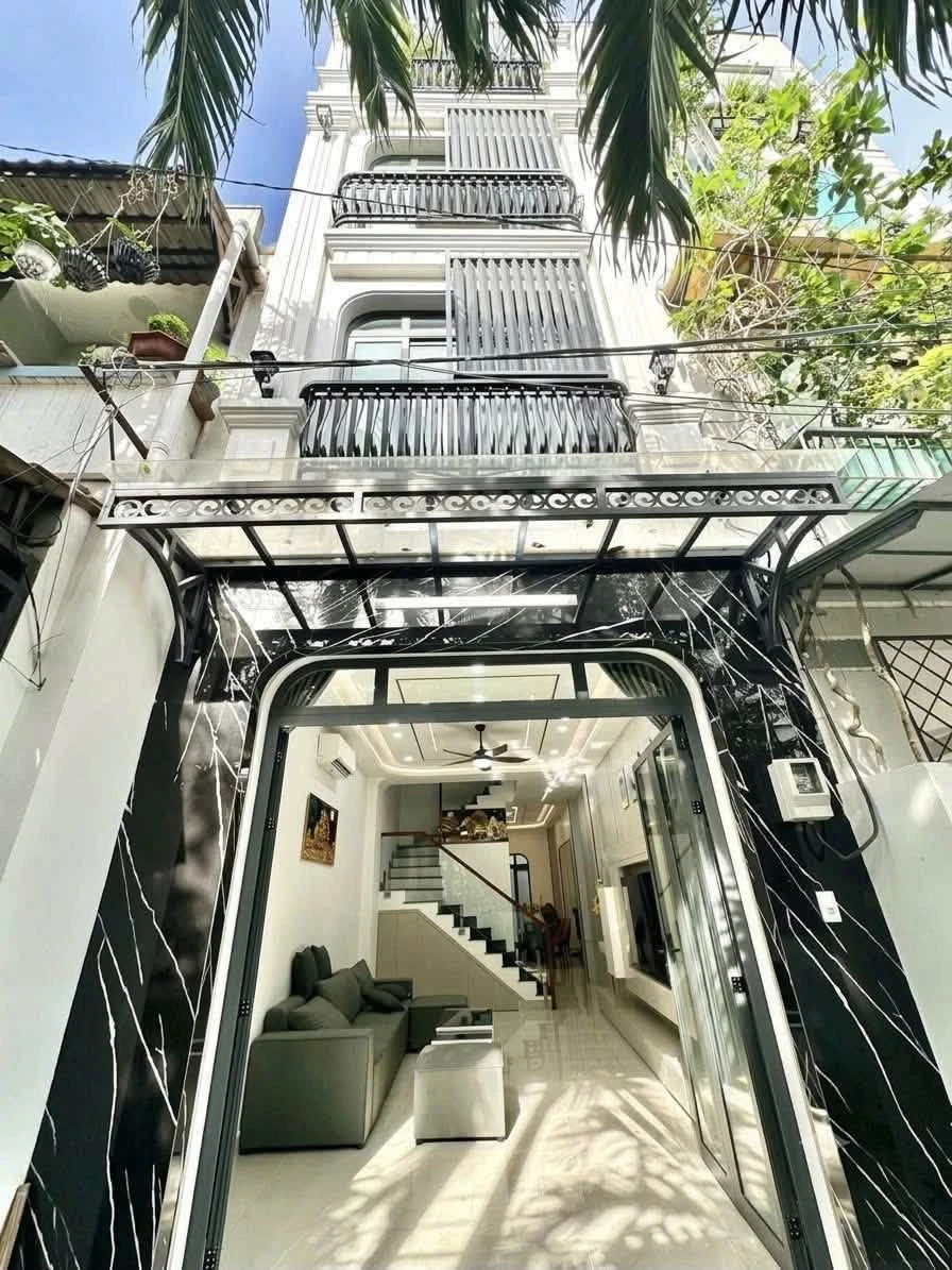 Bán nhà mới 4 tầng 60m2, 4 phòng ngủ Bình Thạnh 8.69 tỷ - Ảnh 1