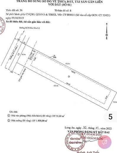 Chính chủ bán nhà xưởng KCN Đức Hòa 3, Long An - Đủ tiện ích PCCC, trạm điện,.. Đa dạng công năng - Ảnh 1