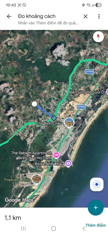 Bán đất nền biển Bình Châu 9.722m² 13 tỷ