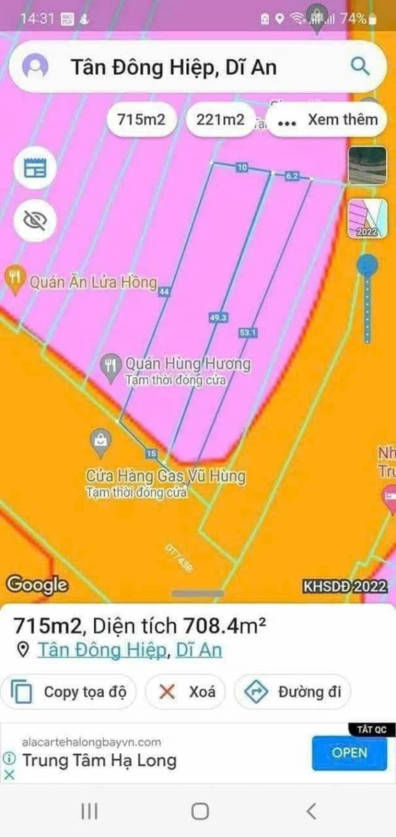 Bán lô đất mặt tiền ĐT 743, 750m², đối diện Trung tâm Y tế Dĩ An, giá 23,5 tỷ - Ảnh thu nhỏ 5