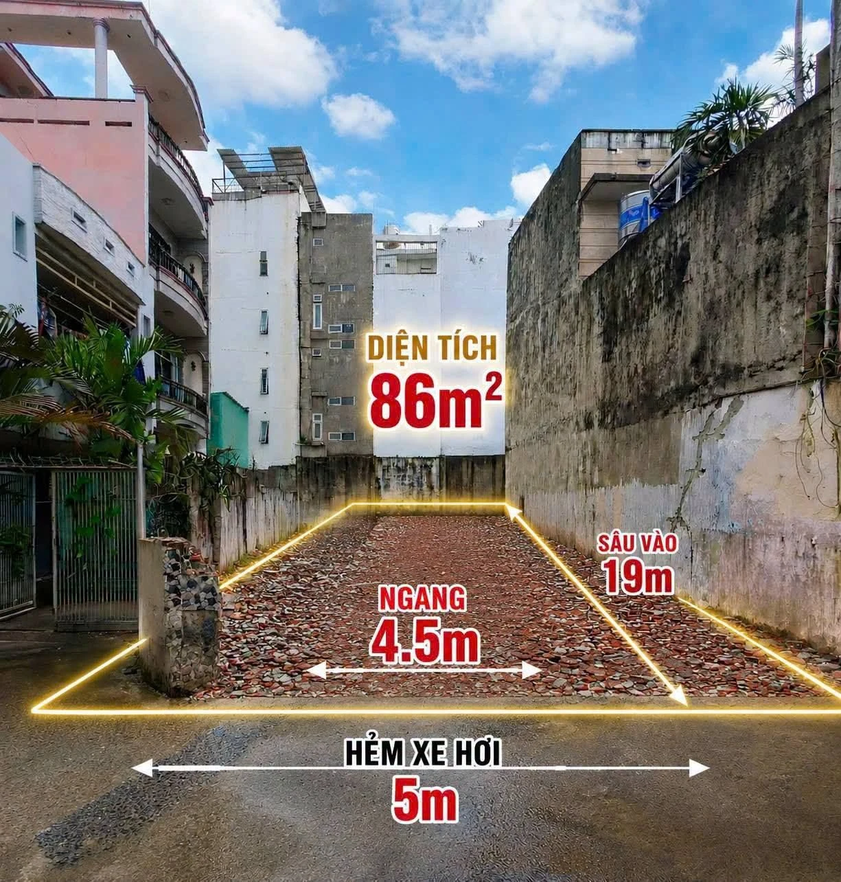 Bán đất 86m² hẻm xe hơi 5m đường Phan Xích Long, có sẵn GPXD 5 tầng, giá 12.5 tỷ - Ảnh 1