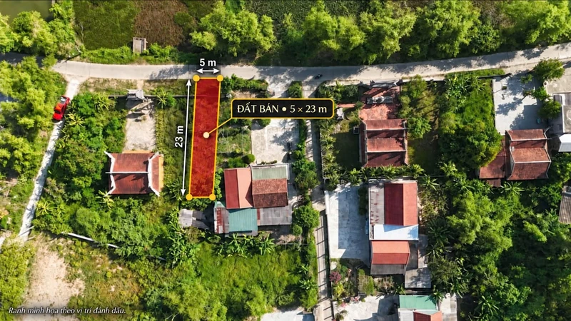 Bán đất view sông Xã Phú Hồ, Huế 114m² - 1,099 tỷ