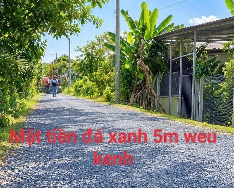 Bán đất mặt tiền kênh 500m² Thạnh Lợi từ 395 triệu