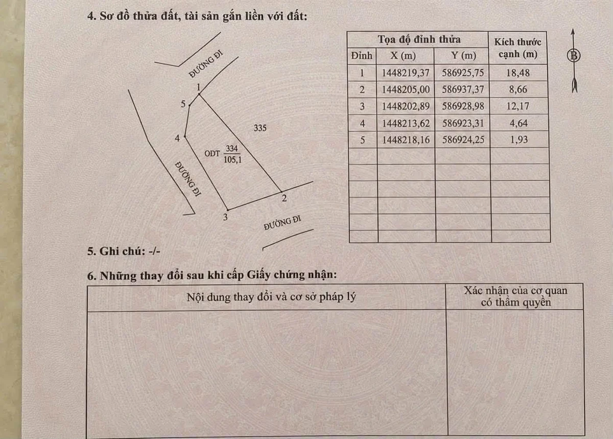 Bán lô góc 105m2 ba mặt tiền, Tuy Hoà, Phú Yên - Ảnh thu nhỏ 3