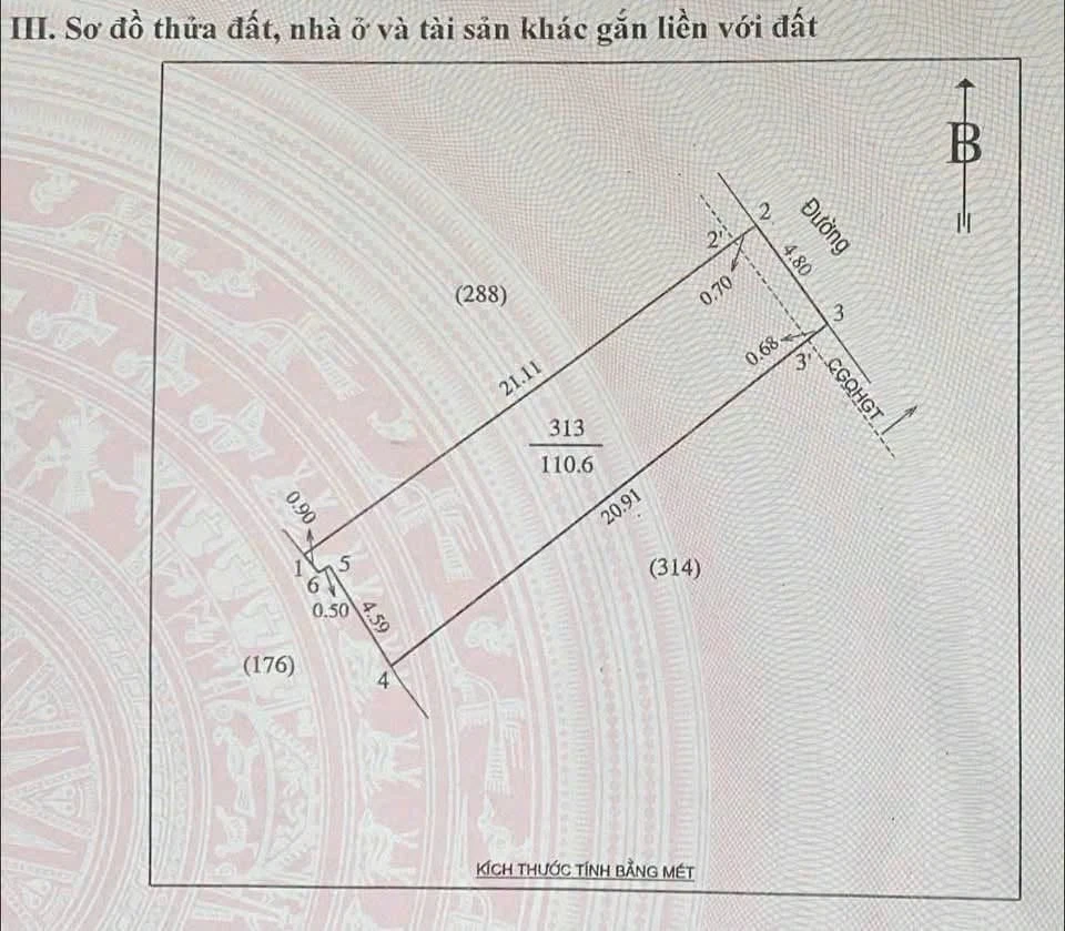 Bán đất Lê Lợi, Phường Thành Vinh, 110,6m² - Ảnh thu nhỏ 4