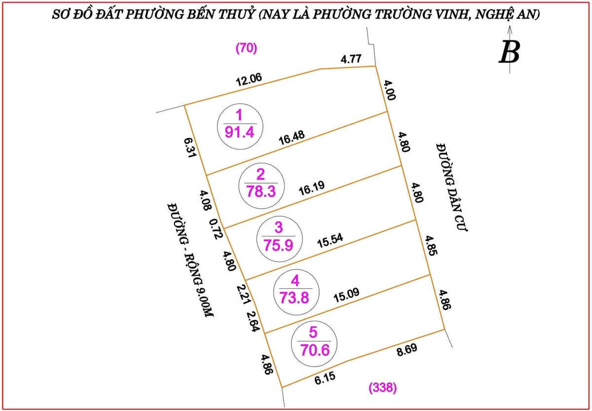 Bán đất 91.4m² đường Nguyễn Du, Quận 12, giá 3.6 tỷ - Ảnh 1
